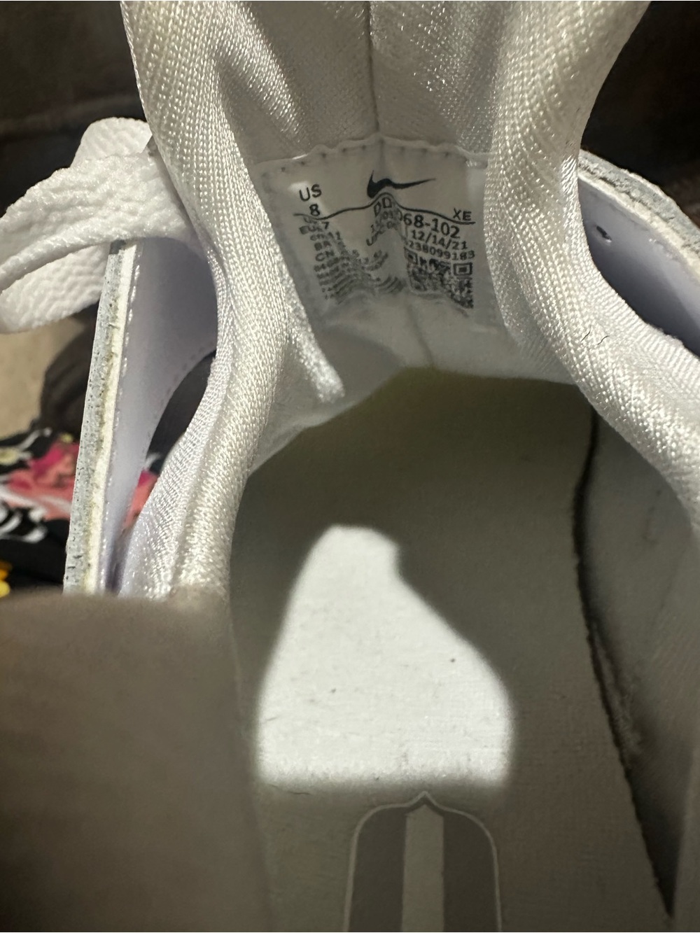 Nike White Low-Top Athletic Sneakers